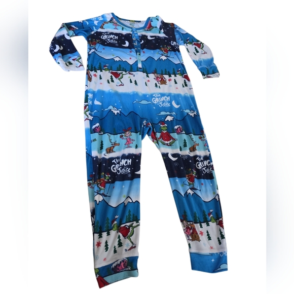 Dr. Seuss Other - Dr. Seuss The Grinch Blue and White Kids One Piece Size 7/8 Justice